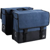 Double Canvas Pannier Plus 57L - Blue / Matt Black