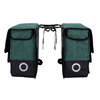 Dubbele Canvas Tas Plus Hunter green/matt black 30L