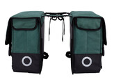 Dubbele Canvas Tas Plus Hunter green/matt black 30L