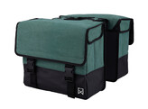 Dubbele Canvas Tas Plus Hunter green/matt black 30L