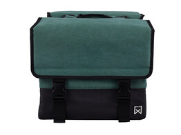 Dubbele Canvas Tas Plus Hunter green/matt black 48L