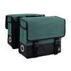 Dubbele Canvas Tas Plus Hunter green/matt black 57L